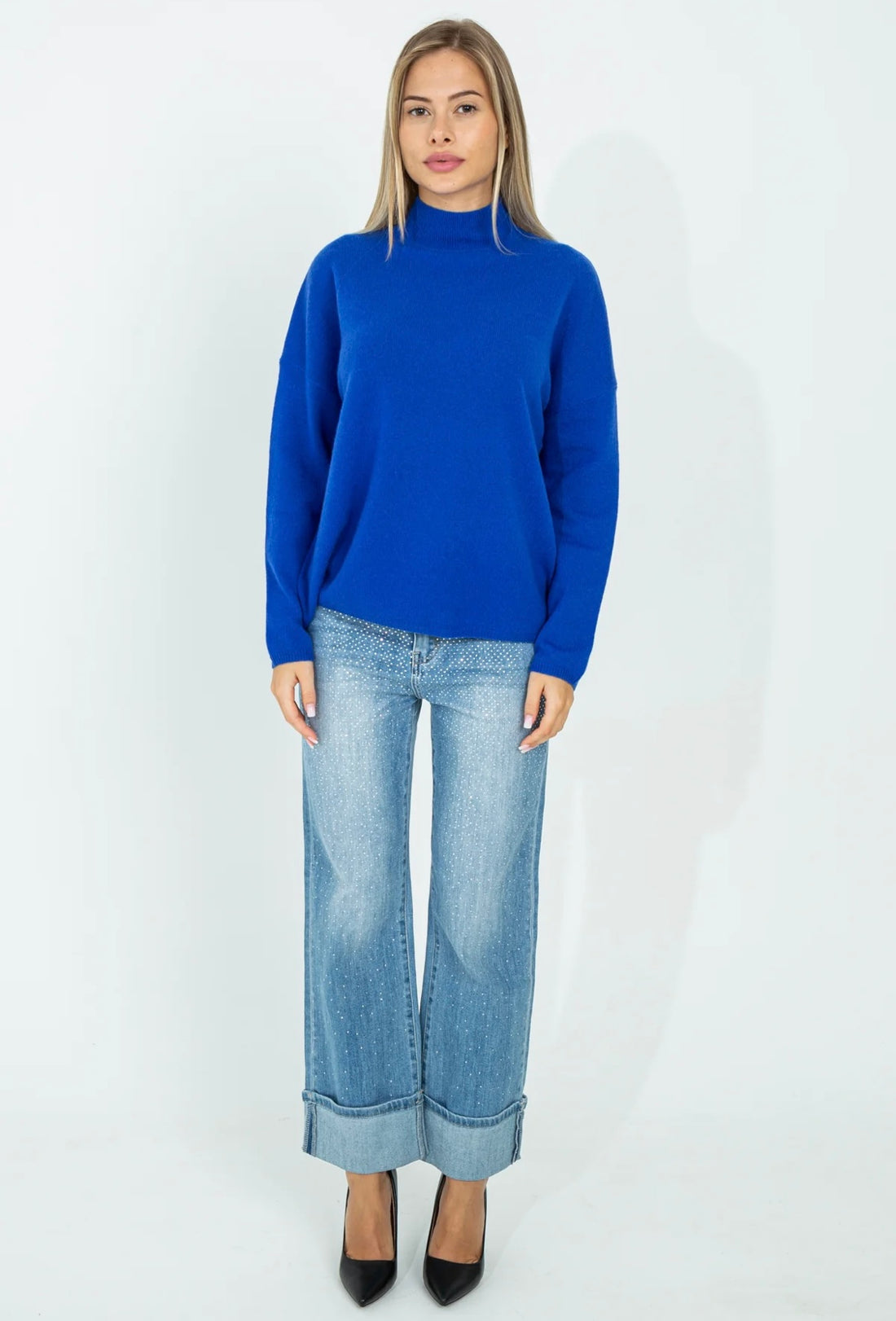 MAGLIA A MEZZO COLLO IN CASHMERE Vicolo