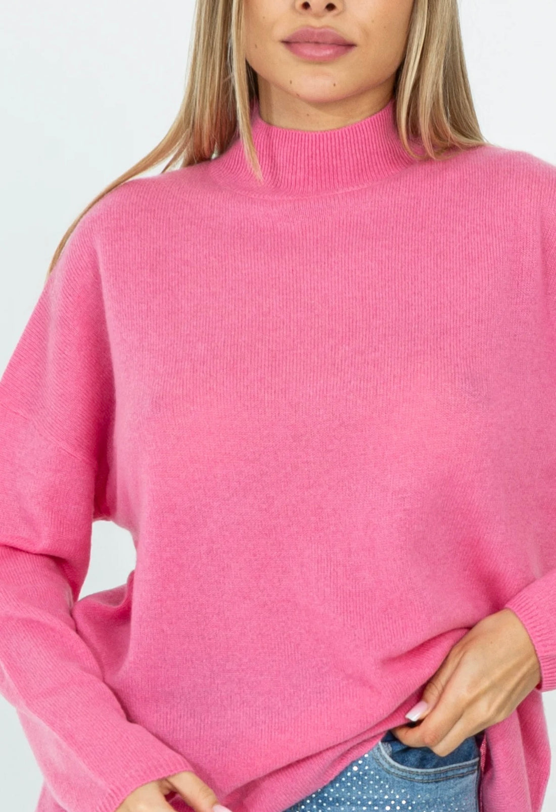 MAGLIA A MEZZO COLLO IN CASHMERE Vicolo