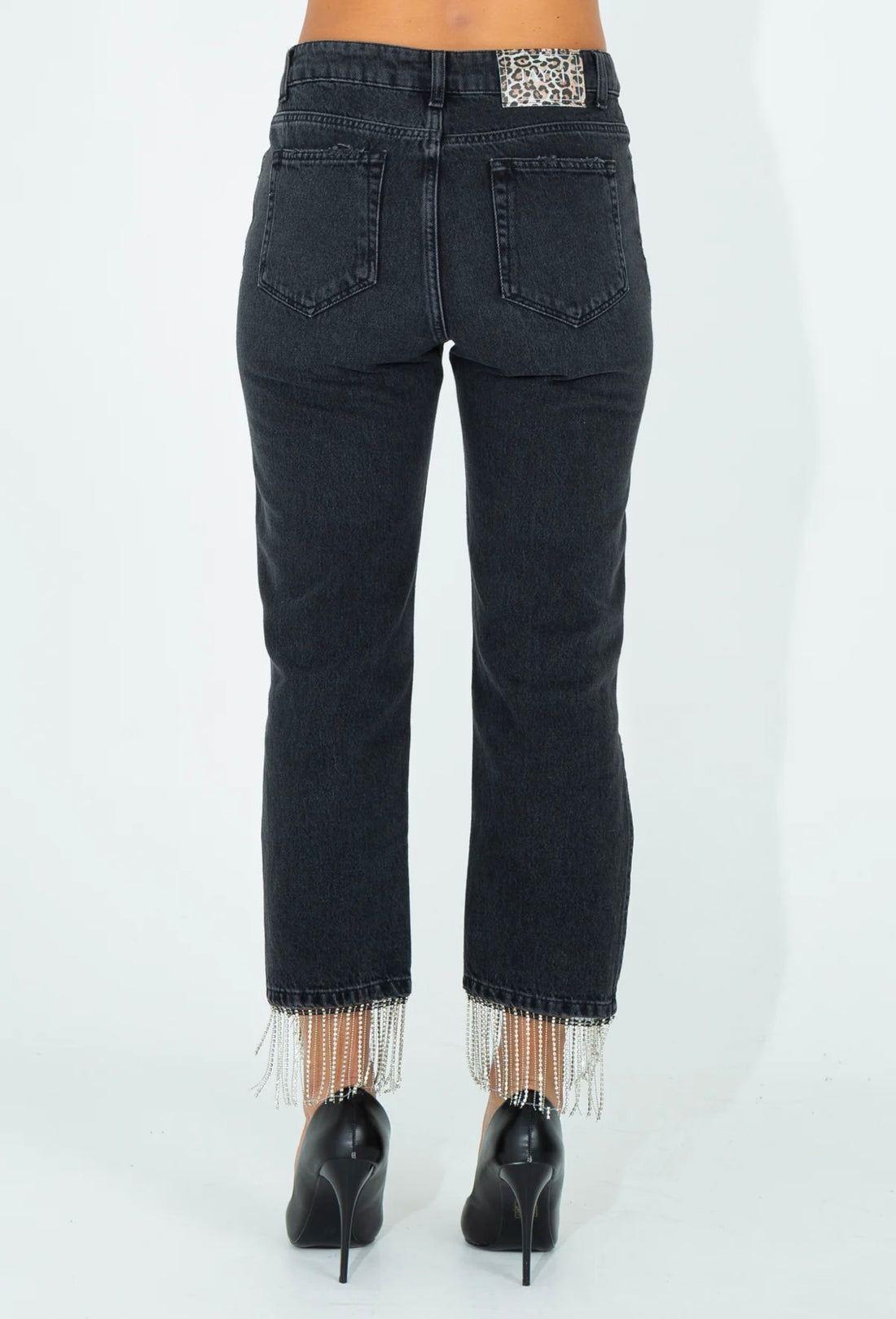 JAYCI
JEANS CON FRANGE DI STRASS