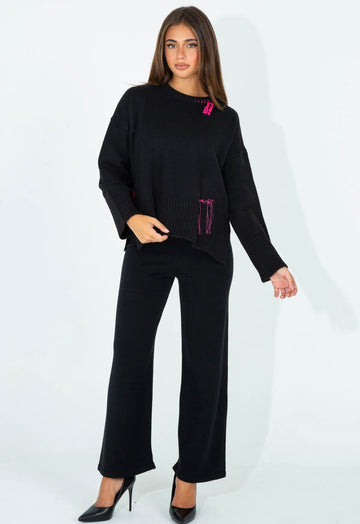 SHOP ART MAGLIA A SCATOLETTA CON RICAMI