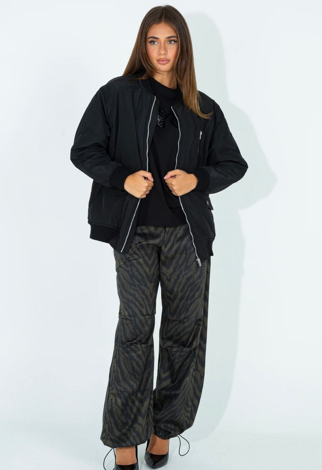 JAYCI
GIUBBINO BOMBER IN TESSUTO TECNICO