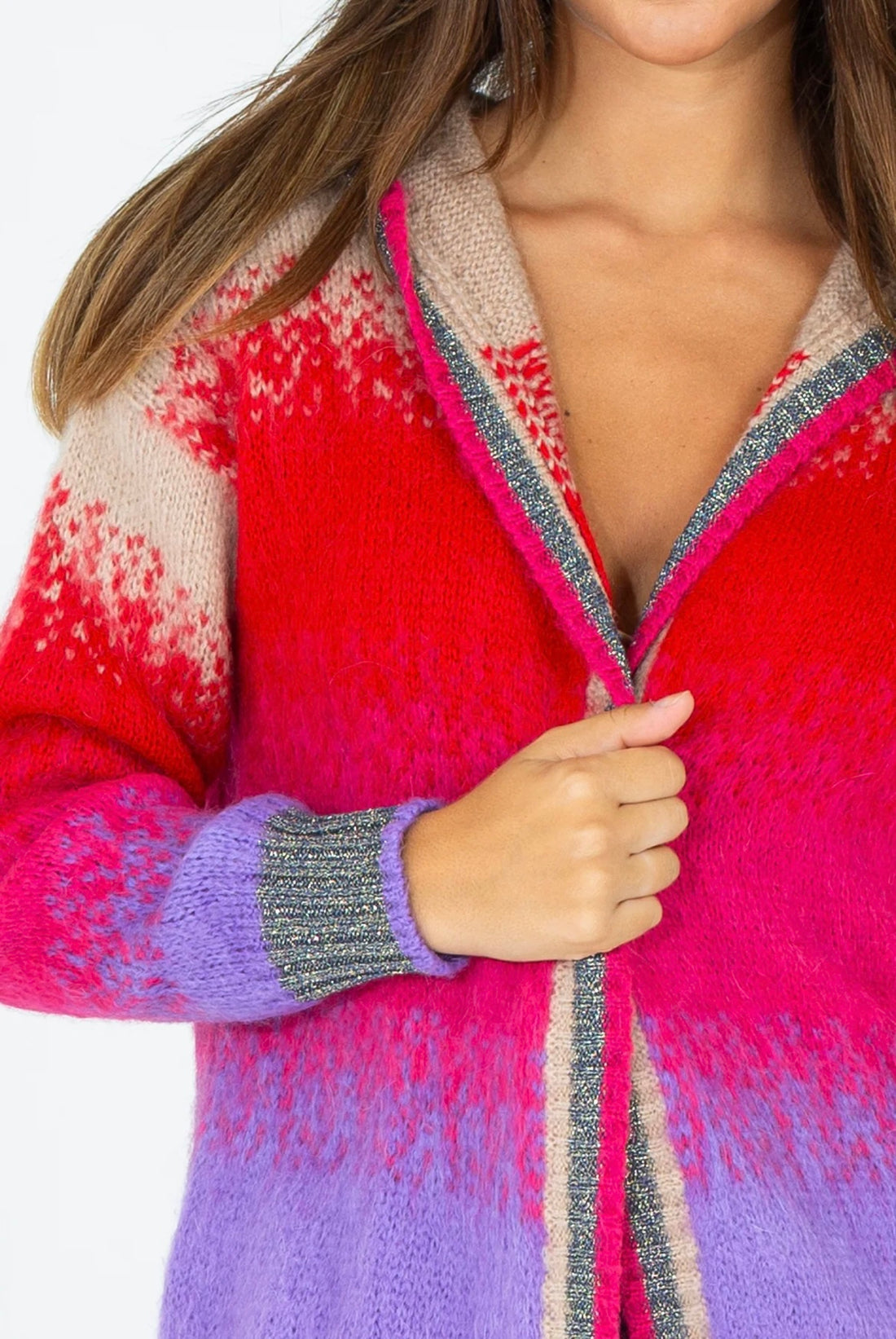 JAYCI CARDIGAN CORTO IN MISTO LANA