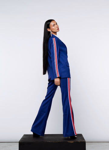 Pantalone Jayci Zampa con banda preziosa