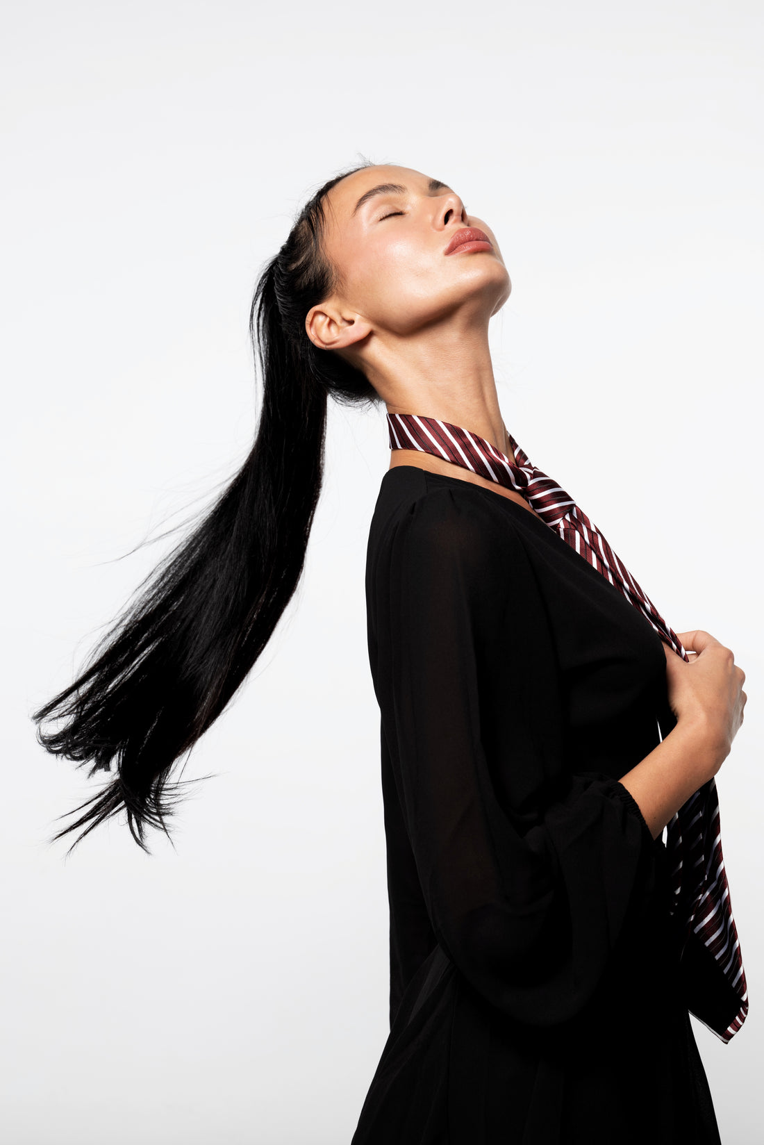 Vestitino in Georgette Nero