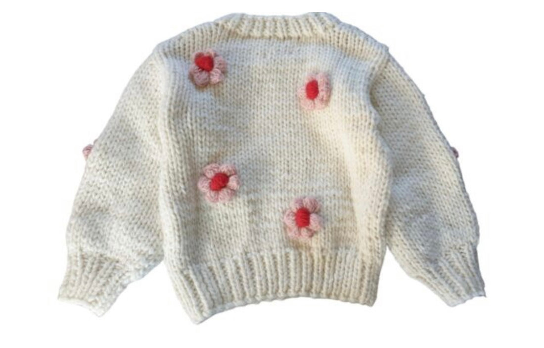 VICOLO Maglione Con Applicazione A Fiori