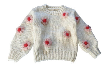 VICOLO Maglione Con Applicazione A Fiori
