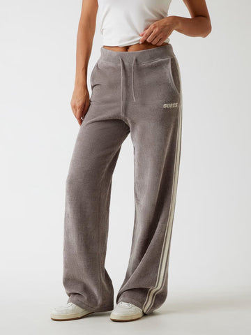 Pantalone wide leg in ciniglia GUESS