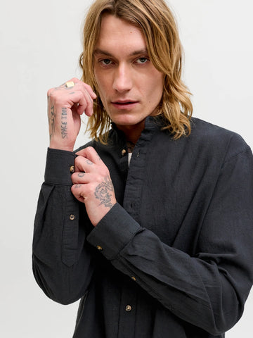 Camicia coreana in lino