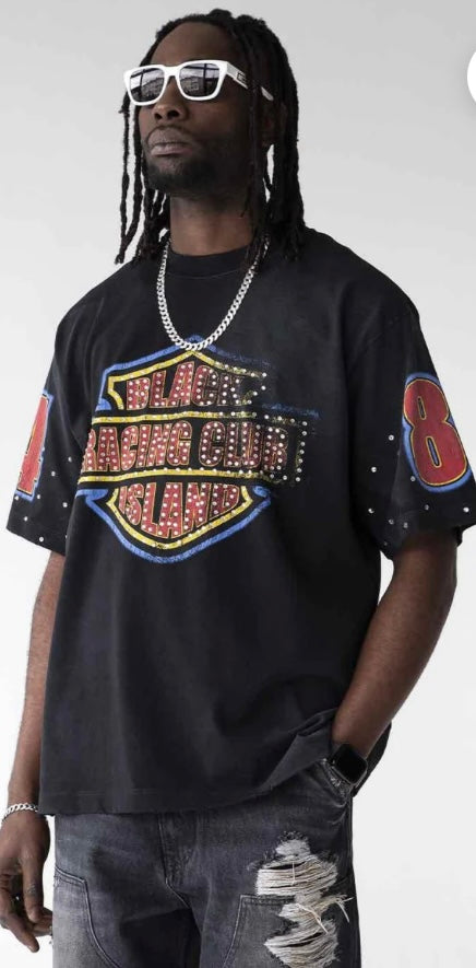 T-shirt Black Island 84
