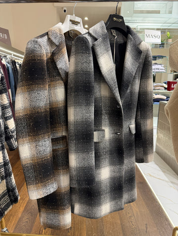 Cappotto slim Fit con brillantini