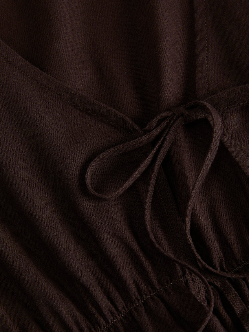 Coordinato in lino Choccolat