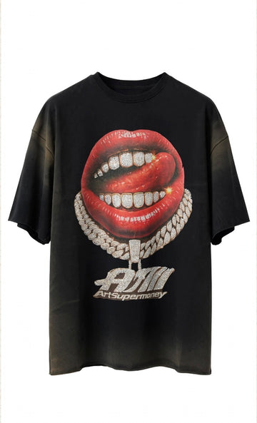 T-SHIRT ART SUPERMONEY GRILLZ
