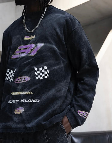 Long sleeve black ISLAND