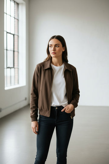 Jacket scamosciata