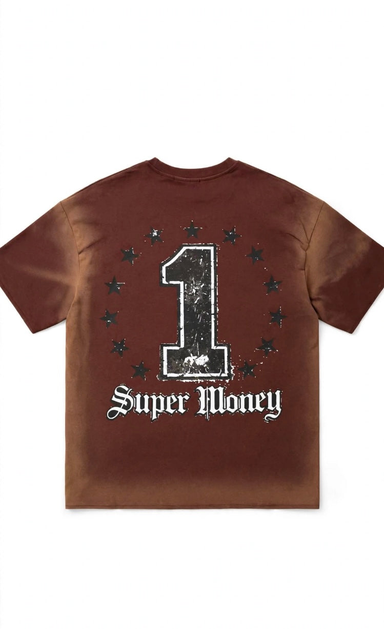 T-Shirt Art Supermoney  GRILLZ- Bordeaux Blood