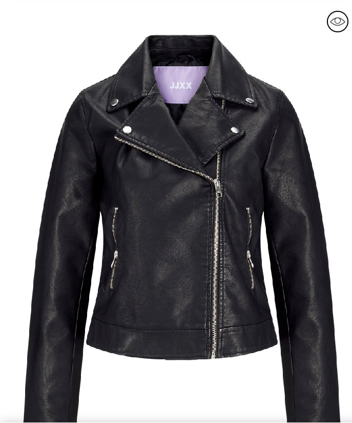 JJXX Giacca biker similpelle