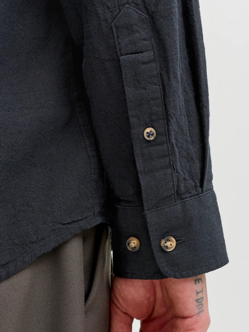 Camicia coreana in lino