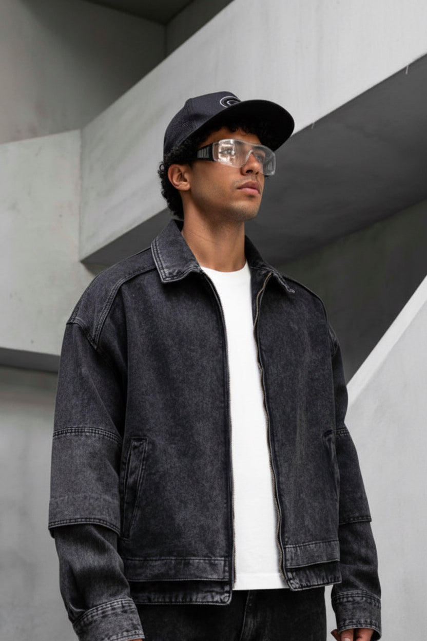 Jeans Baggy Black Island