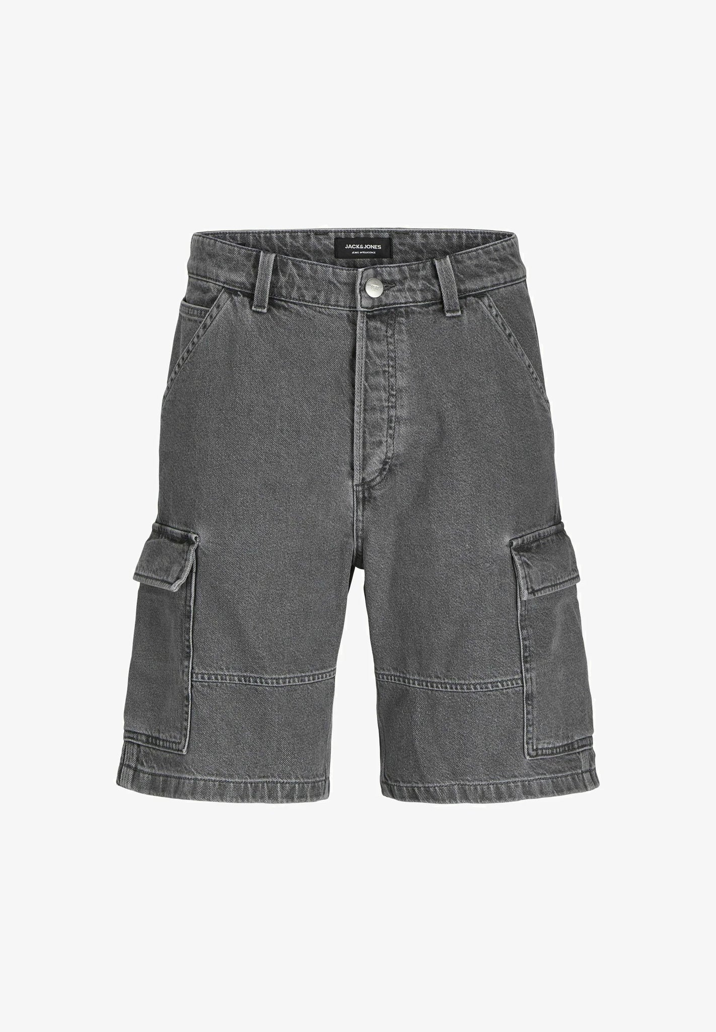 JACK & JONES JJIALEX -Shorts di jeans- grey denim