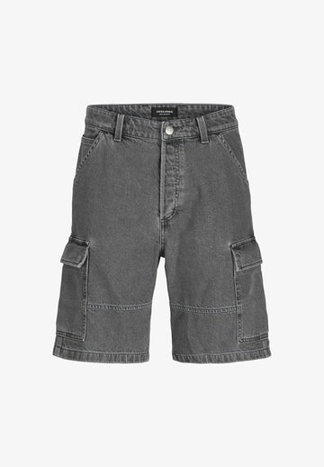JACK & JONES JJIALEX -Shorts di jeans- grey denim