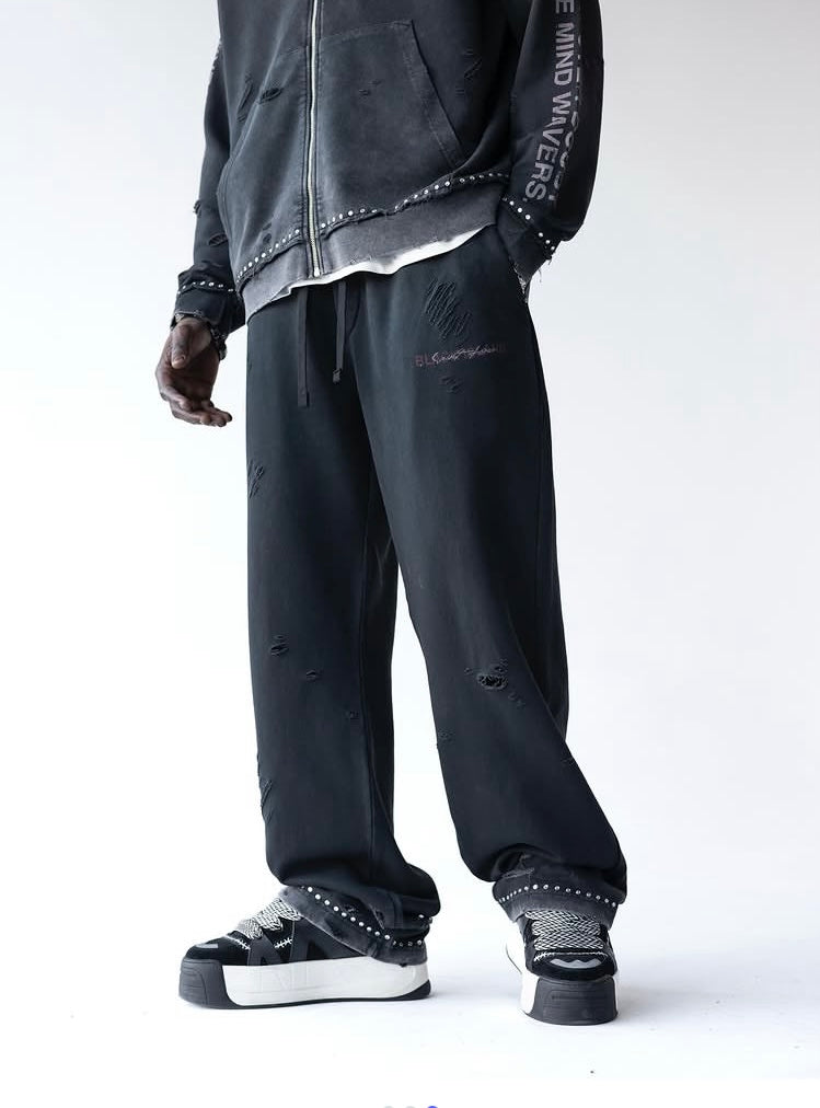Jogger con rotture Black Island