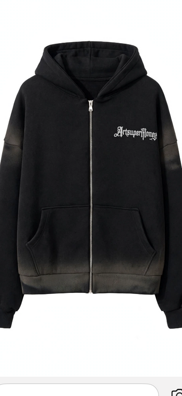 ZIP HOODIE T-BAR Art Super Money