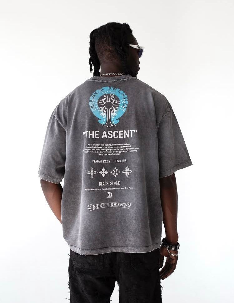 T~shirt Bit Coin Black Island