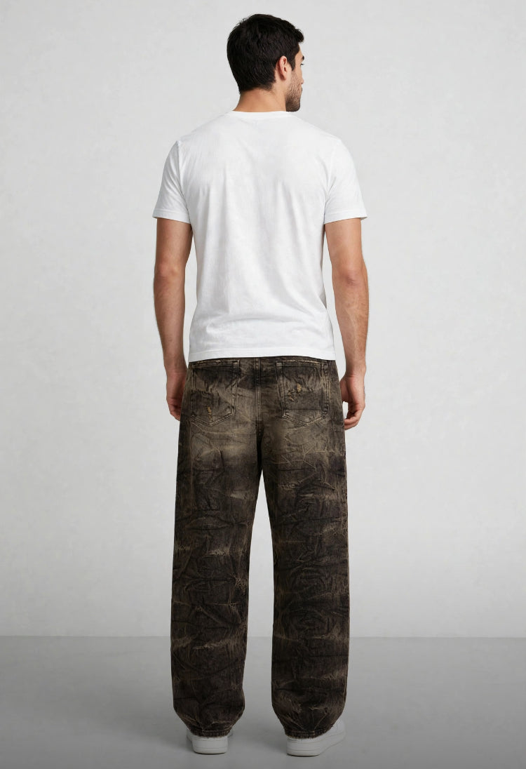 Jeans RAPU Crack Baggy