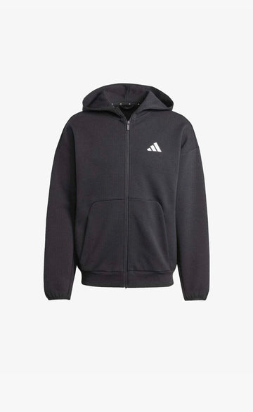 Adidas felpa full zip e cappuccio