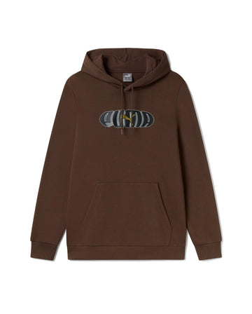 PUMA FELPA CON CAPPUCCIO ESS+ GRAPHIC CREW FL