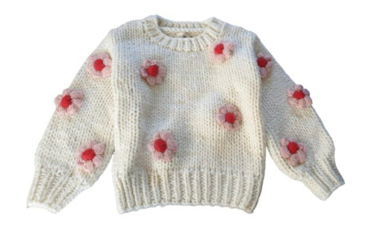 VICOLO Maglione Con Applicazione A Fiori