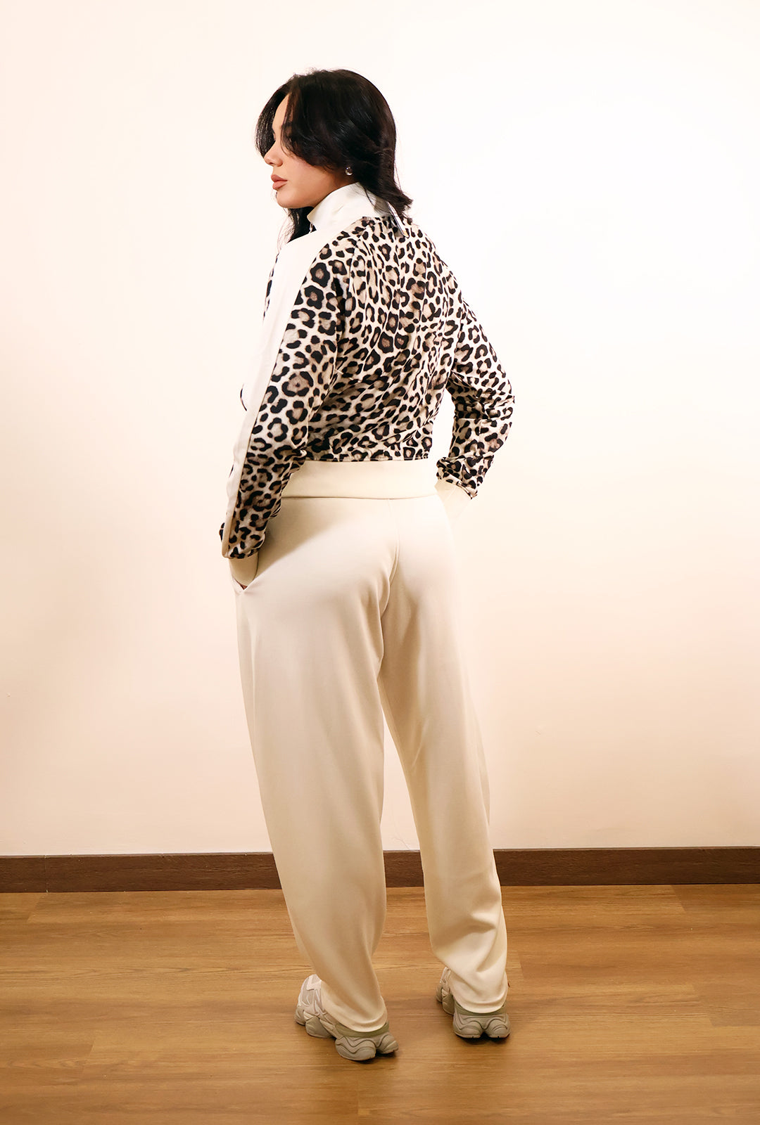 Pantalone Jogger Saten Over/D