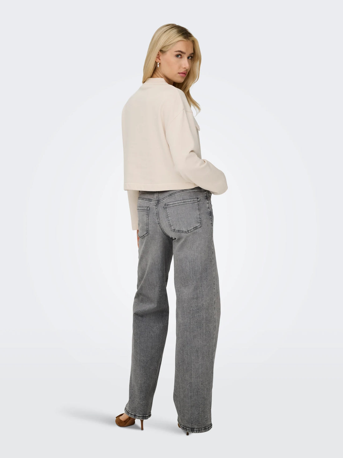 JDYFELINA-FINA Vita alta Wide Leg Fit Jeans