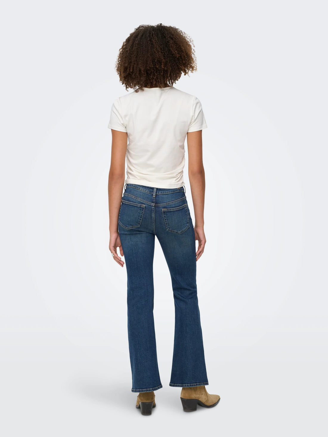 JDYKATHY Vita alta Flared Fit Jeans