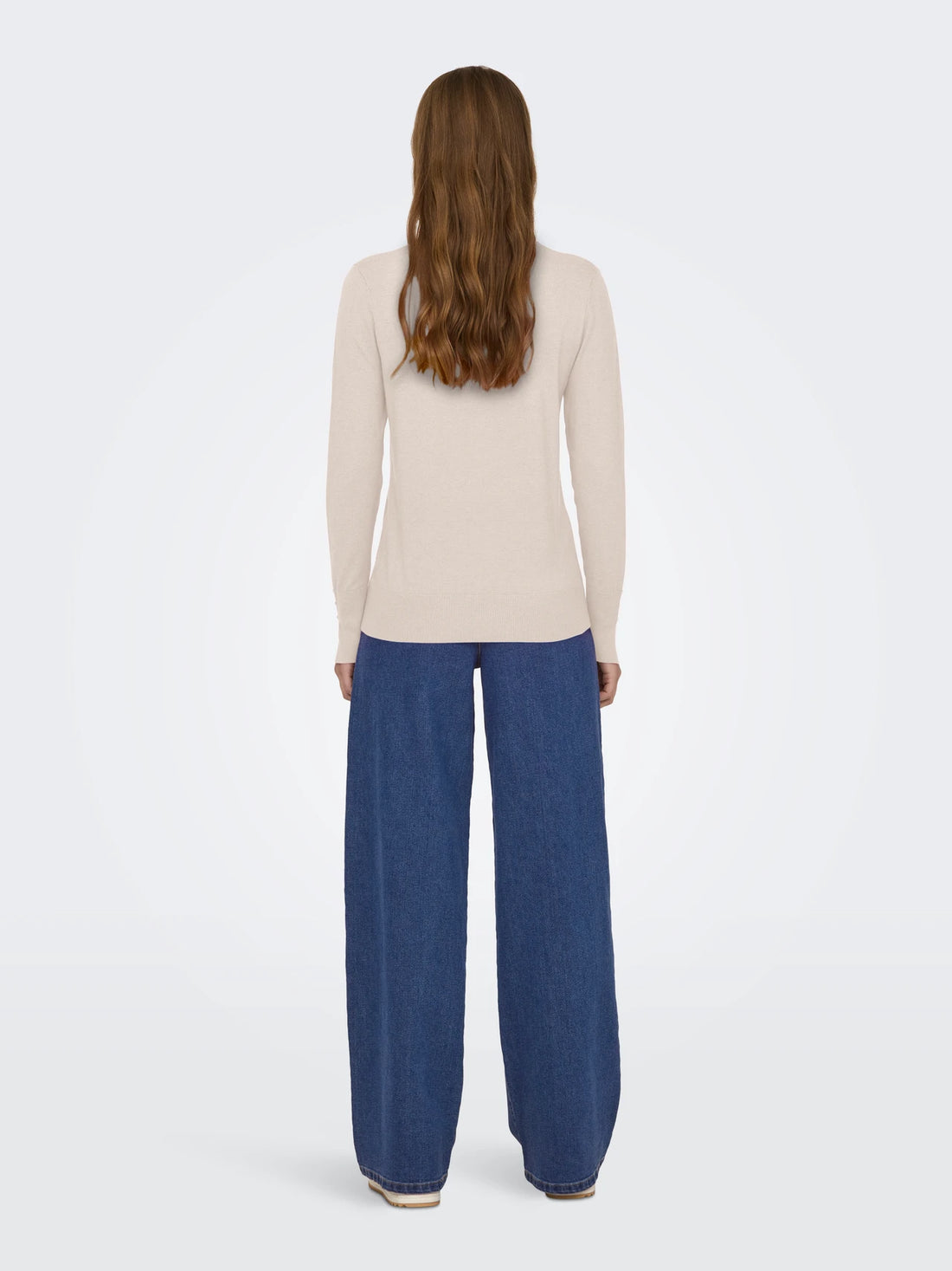 JDYMALOU PULLOVER DI FILO BIANCA