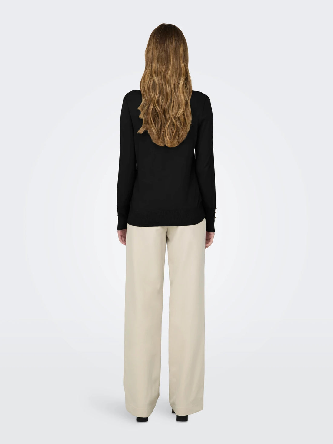 JDYMALOU PULLOVER DI FILO NERO