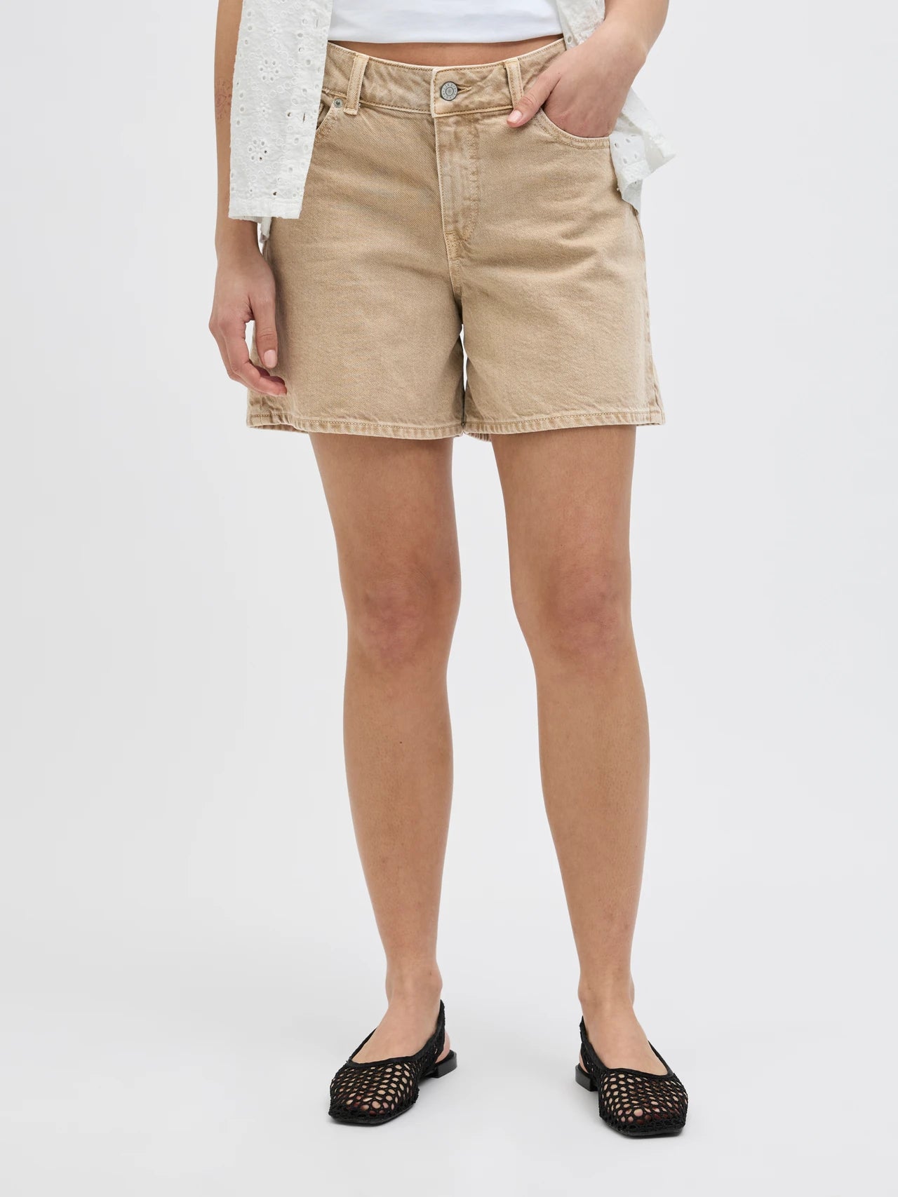 JXLAURA SHORT BEIGE JJXX