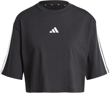 ADIDAS Essentials 3-Stripes Cotton Loose T-Shirt T-Shirt Donna