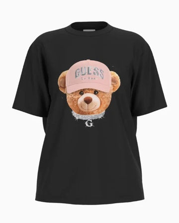 T-Shirt  Teddy Donna Guess Nero