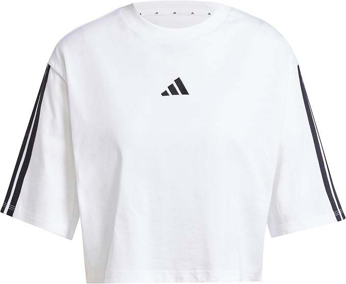 ADIDAS Essentials 3-Stripes Cotton Loose T-Shirt T-Shirt Donna