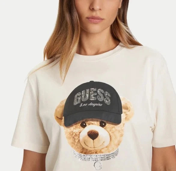 T-shirt teddy Guess Beige