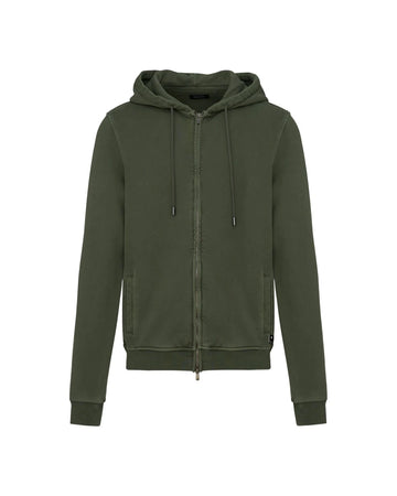 Felpa  Zip Keeling Olive